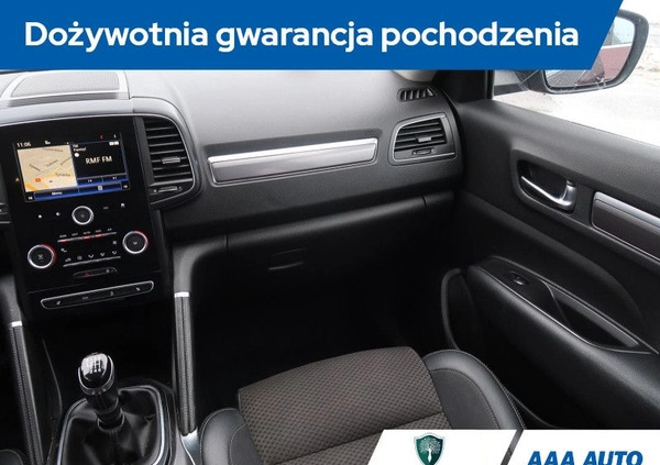 Renault Koleos cena 76000 przebieg: 87539, rok produkcji 2017 z Brzeziny małe 211